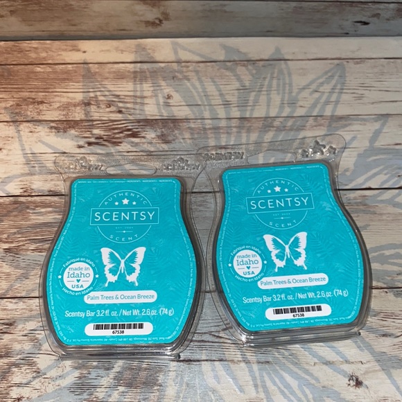 Scentsy Other Palm Trees Ocean Breeze Scentsy Bar X 2 Poshmark